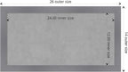 Amanti Art Grey Framed Magnetic Board 14x26 Small Vision Board - Image 4