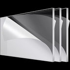 Roowest 3 Pcs 24'' x 36'' 1/4 Inch Thick Clear Acrylic Plexiglass Sheets by Roowest