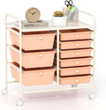 GOFLAME 9-Drawer Rolling Storage Cart, Mobile Utility Cart by GOFLAME