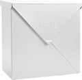 NACH Chicago White Extra Large Mailbox, Rust Resistant Large Mailboxes by NACH