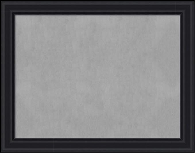 Amanti Art Black Framed Magnetic Board 22x28 Medium Vision Board by AmantiArt