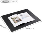 KINGFOM Desk Pad & Mat 24" x 18" Protector Large Mouse Pad PU Leather - Image 2