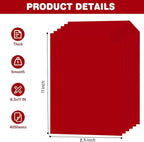 Cardstock 8.5 X 11, 40 Sheets Christmas Red Card Stock, 75lb/ 200gsm Copy Paper - Image 2