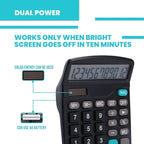 LICHAMP Desk Calculators with Big Buttons and Large Display, Office Desktop - Image 4