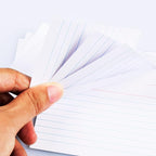 KAISA Lined Index Card 3"x5" Index Cards Flashcards, Blank on Back Index Cards - Image 4