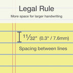 Oxford Premium Legal Pads, 12 Pack, Premium Note Pads, 50 Legal Rule 8.5" x 11" - Image 3