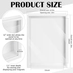Vicenpal 1 Pcs Large Magnetic Board 16" x 12" Magnet Display Board Removable - Image 2