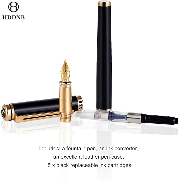 HDDNB Black Luxury Fountain Pen Set - Image 3