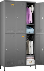SUPEER 6 Doors Metal Lockers for Employees by SUPEER
