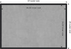Amanti Art Black Framed Magnetic Board 25x37 Large Vision Board - Image 4