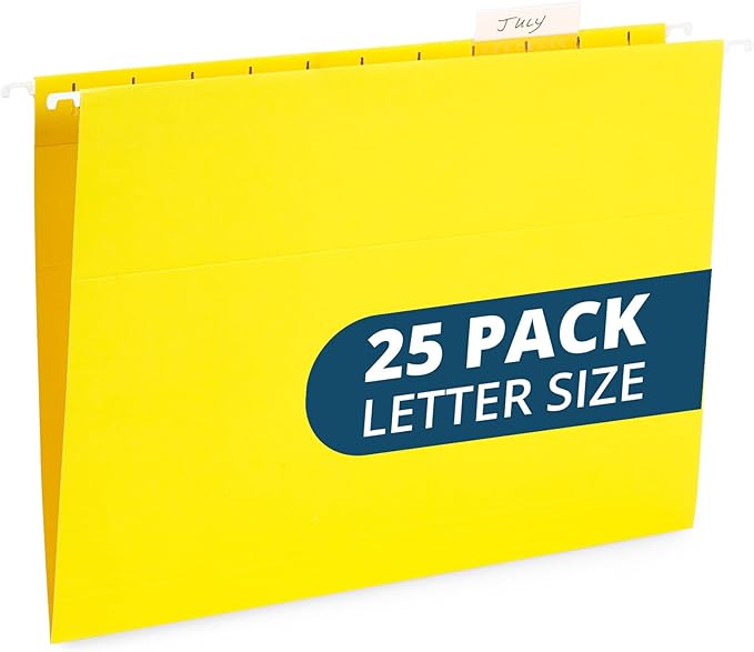 Blue Summit Supplies Hanging File Folders, 25 Reinforced Hang Folders, Designed by BlueSummitSupplies