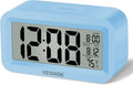 KESHIDE Travel Digital Alarm Clock Battery Operated by KESHIDE