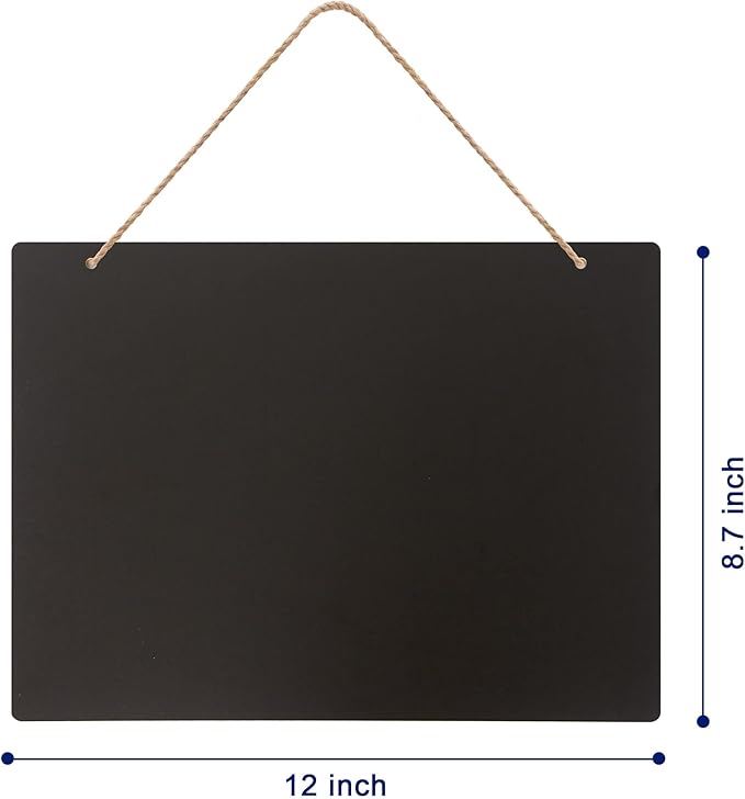 NEWNEWSHOW 8.7x12 Inch Erasable Message Board Sign - Image 2