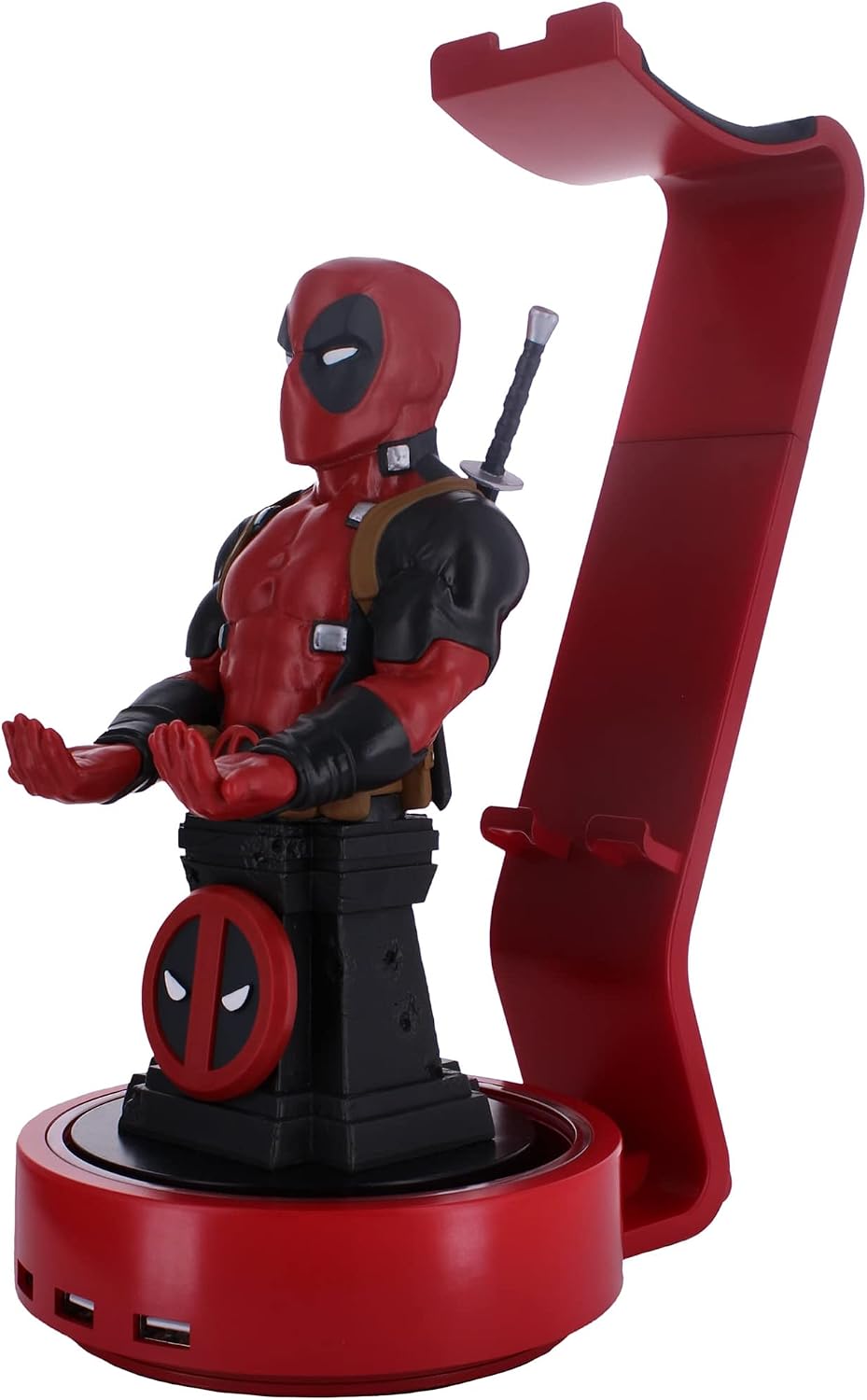 Cable Guys Powerstand SP2: RED - Light Up Three Port Charging Station & H...