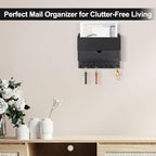 Lucundm Mail and Key Holder Wall Mount - Image 2