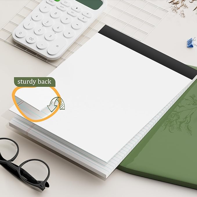AILZFEI 720 Sheets Legal Pads 8.5 x 11 College Ruled White Paper Note Pads 24 - Image 3