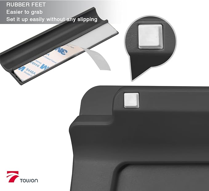 TOWON Small Glass Dry Erase Board, Desk White Board - Image 5