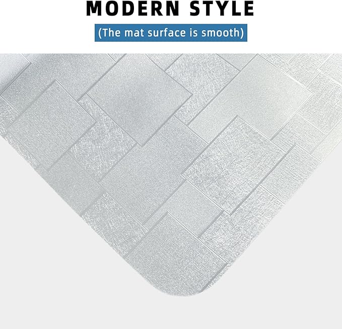 Chair Mat for Hardwood Floor, 63x51 inches Floor Mat Protector for Office Chair - Image 8