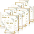 PPH-Sisy Acrylic Sign Holder 8.5X11 Double Sided Table Flyer Holder, Plastic by PPH-SisyPurchaseNow