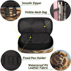 Pardick 3D Lion Pencil Case，Big Capacity Pencil Pouch Coin Pouch Stationery - Image 5