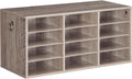 HOOBRO Countertop Mail Sorter Organizer, Wooden Literature Organizer, Student