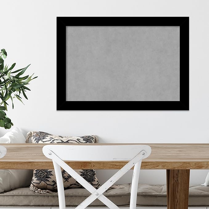 Amanti Art Black Framed Magnetic Board 19x27 Medium Vision Board - Image 5