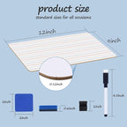 24 Pack Dry Erase Boards, Education Teacher Classroom, Mini Portable Learning - Image 3