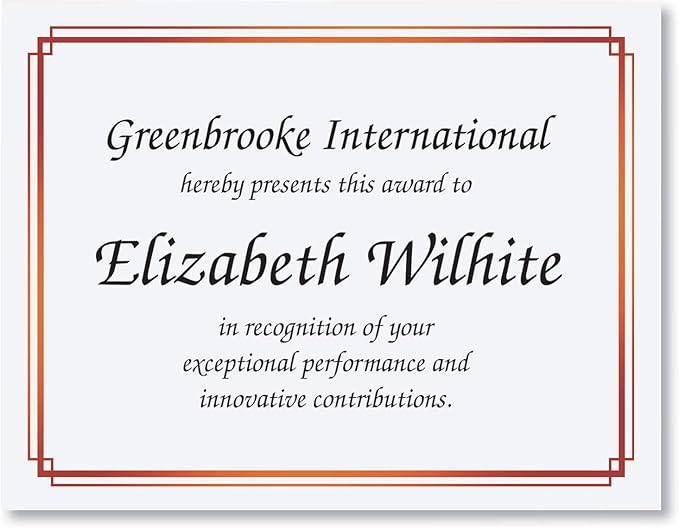 PaperDirect Foil Elegance Specialty Certificates, 50 Sheets of 38lb White Paper - Image 2