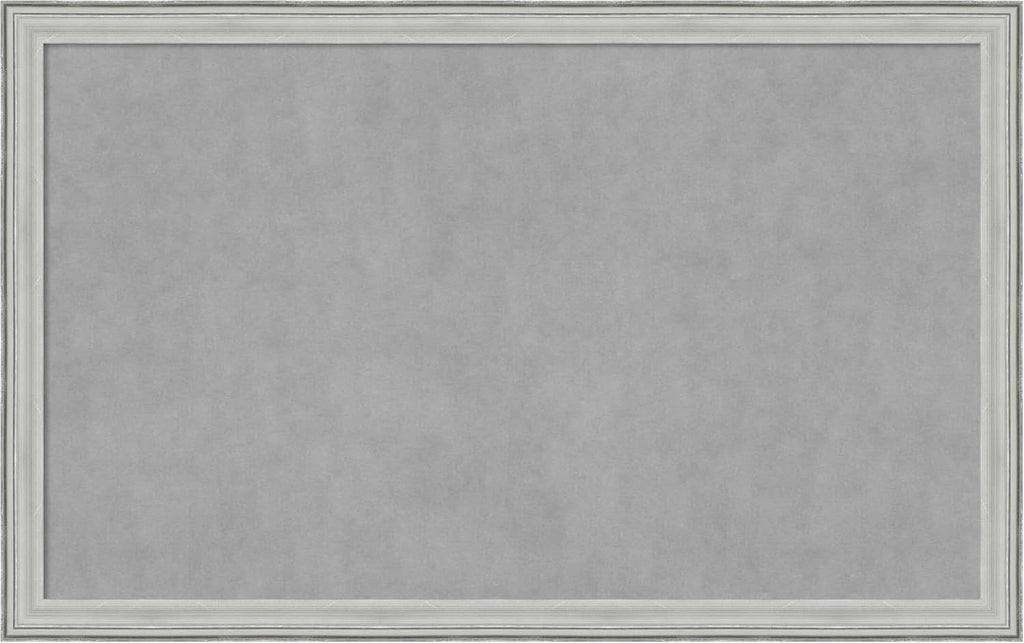 Amanti Art Silver Framed Magnetic Board 27x43 Large Vision Board