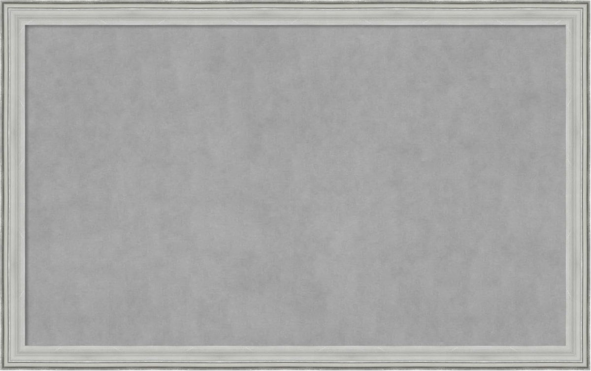 Amanti Art Silver Framed Magnetic Board 27x43 Large Vision Board