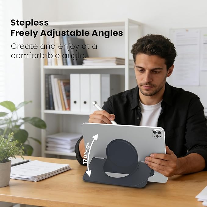Nillkin Adhesive Tablet Stand, 0.14 inch Invisible Slim iPad Holder, Stepless - Image 6