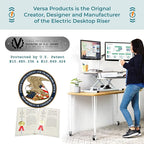 VERSADESK® Electric Standing Desk Converter, 40 Inch Large PowerPro™ Height - Image 6