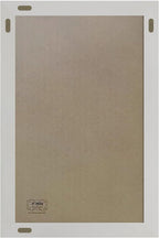 HBCY Creations 20" X 30" Matte White Solid Wood Frame Wall Chalkboard, Magnetic - Image 4