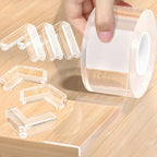 Clear Soft Corner Protectors for Furniture Strip, 2 in x 13.12 FT Edge Bumper by Unknown
