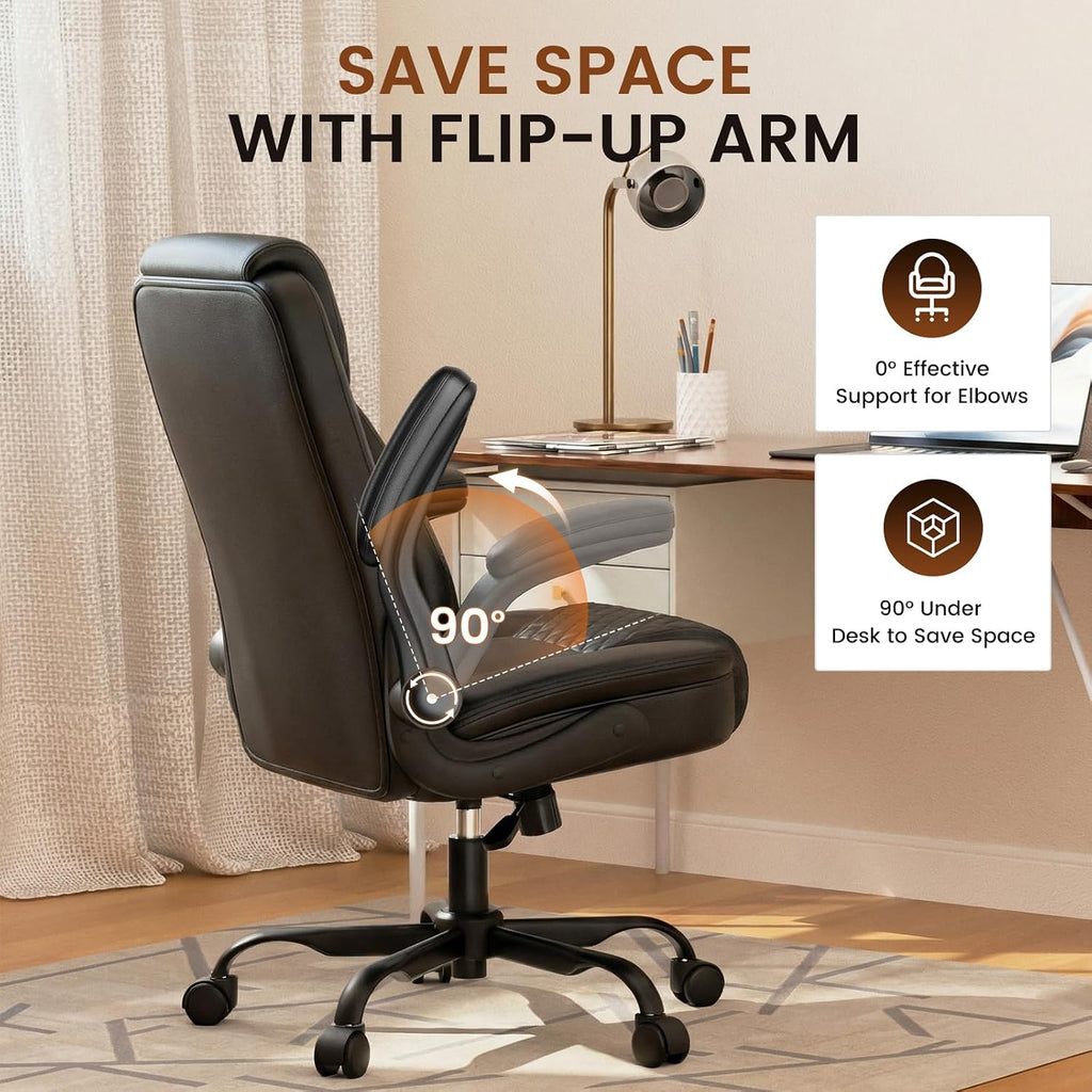 gtplayer pu leather office chair, home desk chair, package contents