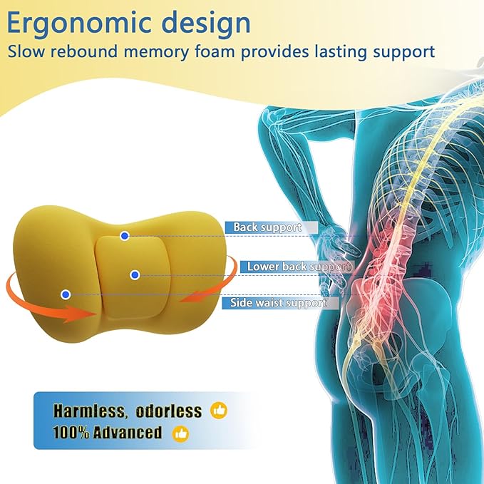 RaoRanDang Lumbar Support Pillow, Back Support - Image 3