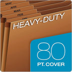 Globe-Weis PFXR217MHD /Pendaflex Heavy-Duty Expanding File, Open Top, 12 Pockets - Image 3