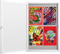 36×24 Inch Lockable Enclosed Bulletin Board, Weather-Resistant Outdoor by Unknown