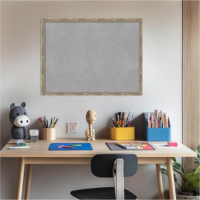 Amanti Art Silver Framed Magnetic Board 20x26 Medium Vision Board - Image 6