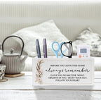 Exqcom Before You Leave This Home Pen Pencil Holder, Inspirational Gifts - Image 2