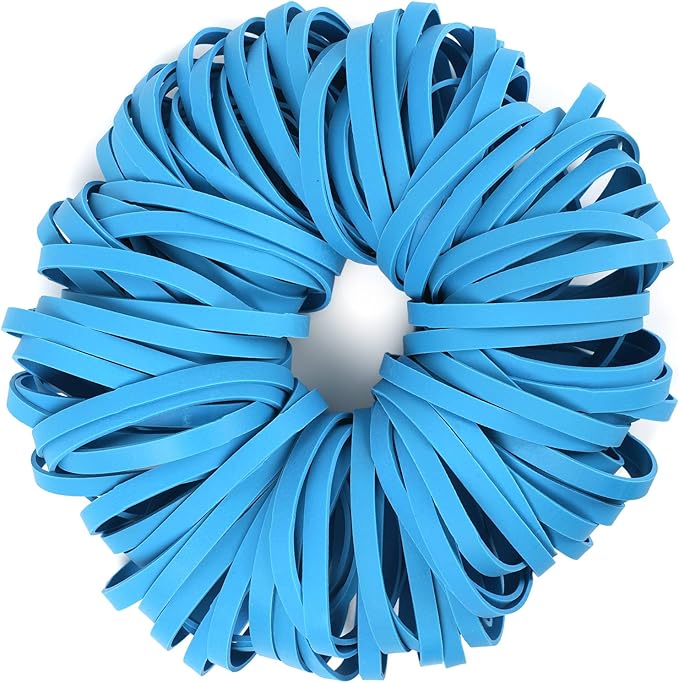 AMUU Rubber Bands Size # 64 Blue 0.5bl Rubber Band 110pcs #64 rubber band by AMUU