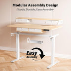 Kingant 40 x 24 Inch Electric Standing Desk - Image 8