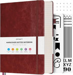 OFFIGIFT Bullet Dotted Journal Notebook, 312 Numbered Pages A5 Hardcover by OFFIGIFT