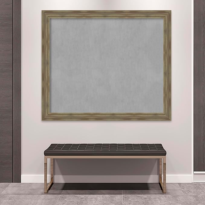 Amanti Art Grey Framed Magnetic Board 46x54 Oversize Vision Board - Image 5