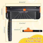A4 Paper Cutter -12 Inch Paper Trimmer - Image 2