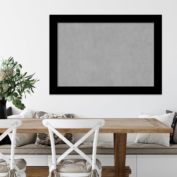 Amanti Art Black Framed Magnetic Board 29x41 Large Vision Board - Image 5