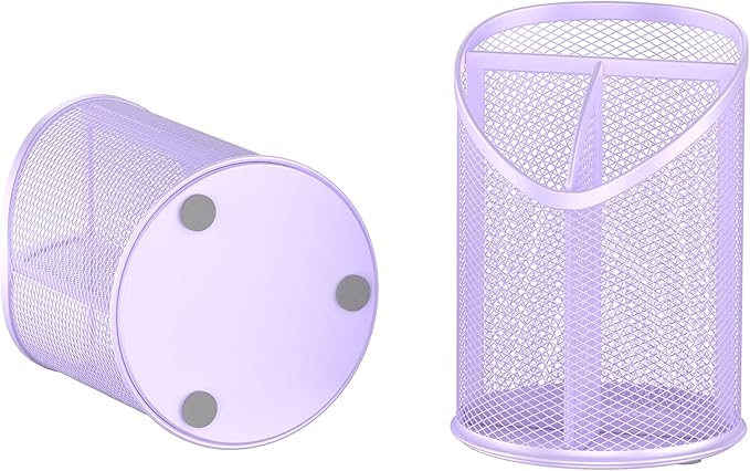 Delifox 2 Pack Pen Holder Mesh Round Pencil - Image 3