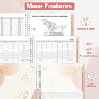SUNEE 2026 Appointment Book, Quarter-Hourly, Weekly & Monthly - Image 6
