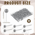 WILLBOND 500 Pack Map Push Pins Map Tacks Small Round Head Push Pins Thumb Tacks - Image 2