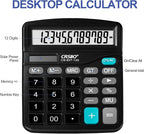 Flutesan 8 Pack Calculator Bulk 12 Digit Solar Power Calculator Solar and - Image 3